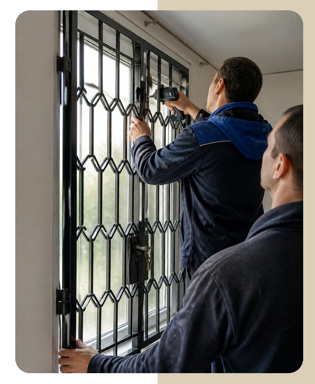 Установка распашных решеток в Алапаевске цена от 6958 р. | ДвериЛегко-Лпв