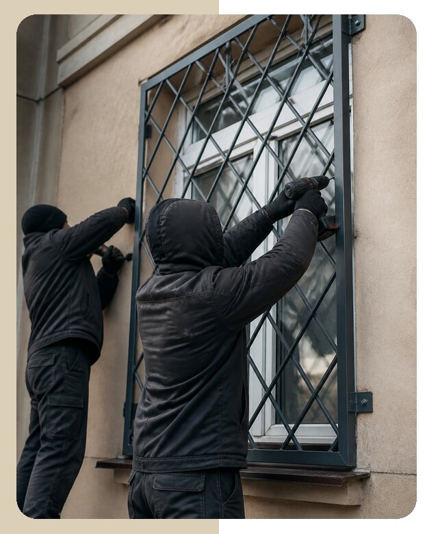 Установка антивандальных решеток на окна в Алапаевске